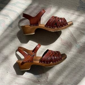 Swedish Hasbeens Renja Clog Sandals